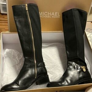 Michael Kors Black Riding Boots